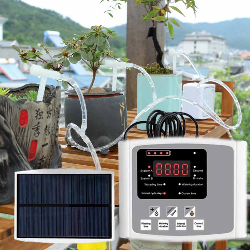 Smart Garden Watering Can - Automatic Solar Energy Drip Irrigation Device