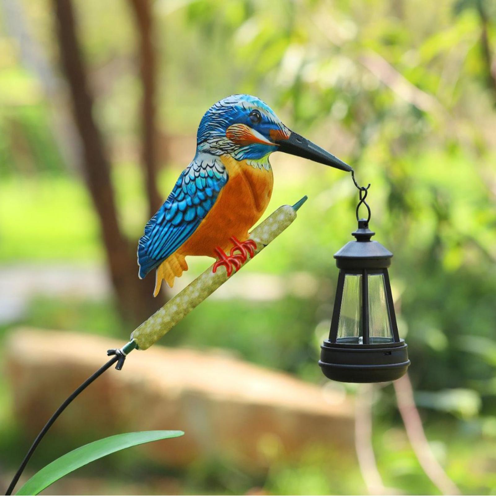 Smart Garden Solar - Solar Powered Kingfisher Light Garden Statue