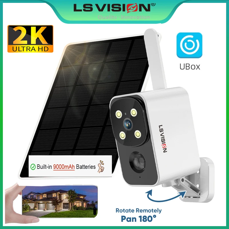 Smart Garden Solar - LS VISION Outdoor Solar Camera Wireless