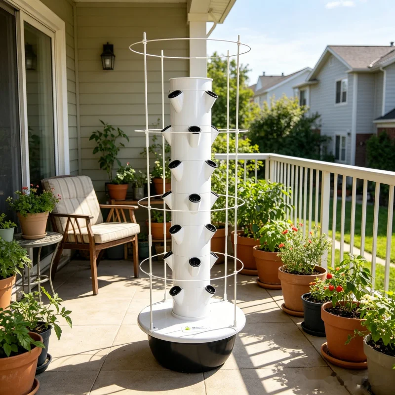 7 Layers with Trellis Spacetre - Smart Garden Vertical Planter recension och pris