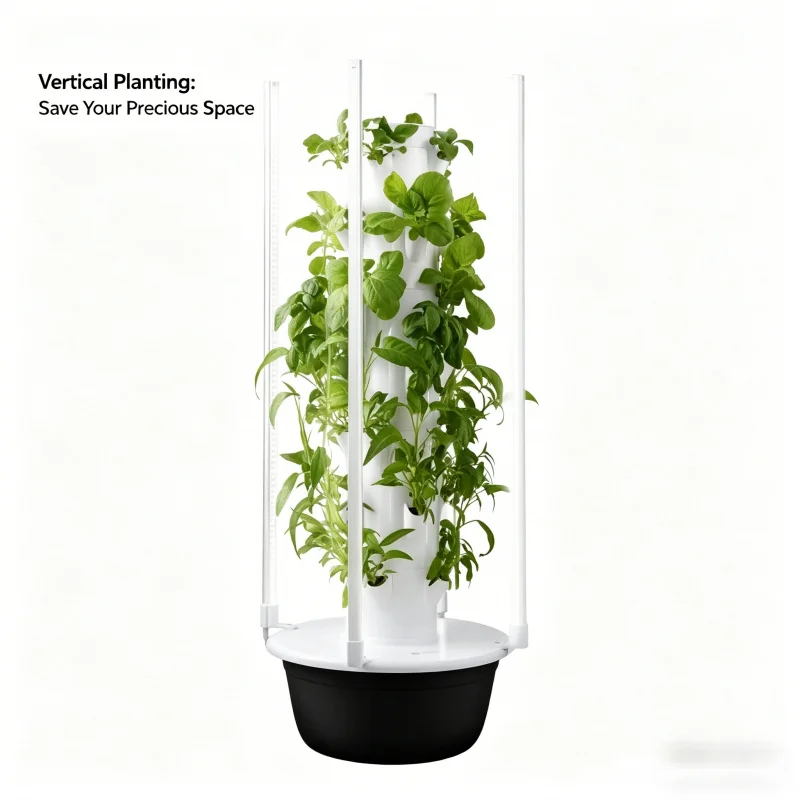 5-Layer Spacetree Hydroponic T - Smart Garden Vertical Planter recension och pris