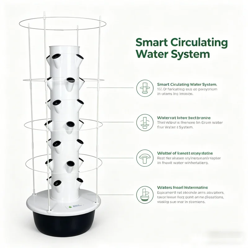Spacetree Vertical Hydroponic  - Smart Garden Vertical Planter recension och pris
