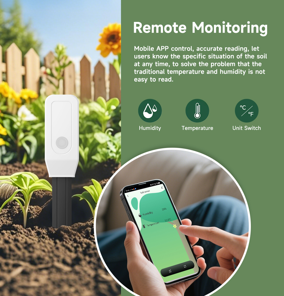 Smart Soil Tester Sensor, Zigb - Smart Garden Moisture Sensor recension och pris