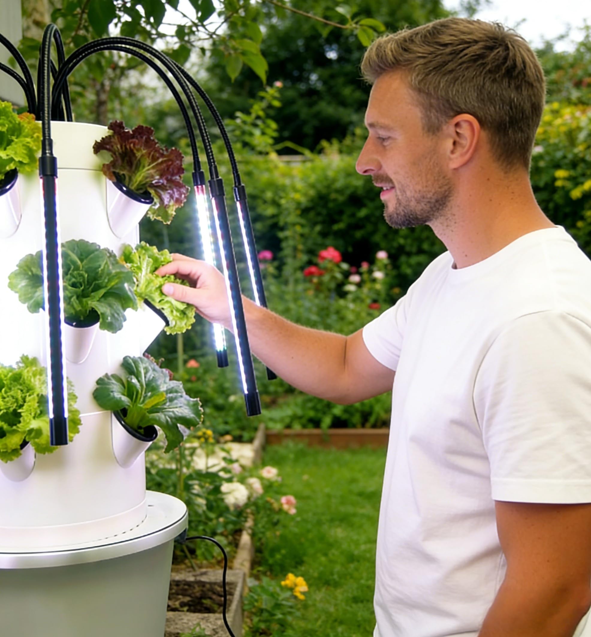 Vertical Hydroponic Growing Sy - Smart Garden Vertical Planter recension och pris