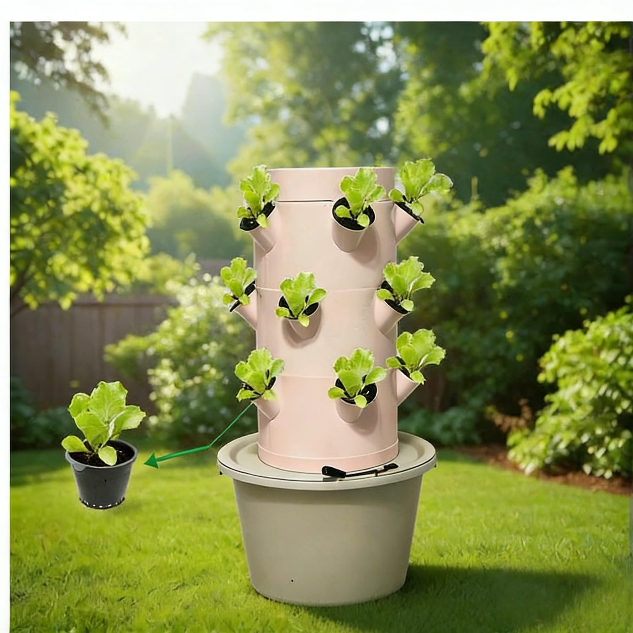 Vertical Hydroponic Growing Sy - Smart Garden Vertical Planter recension och pris