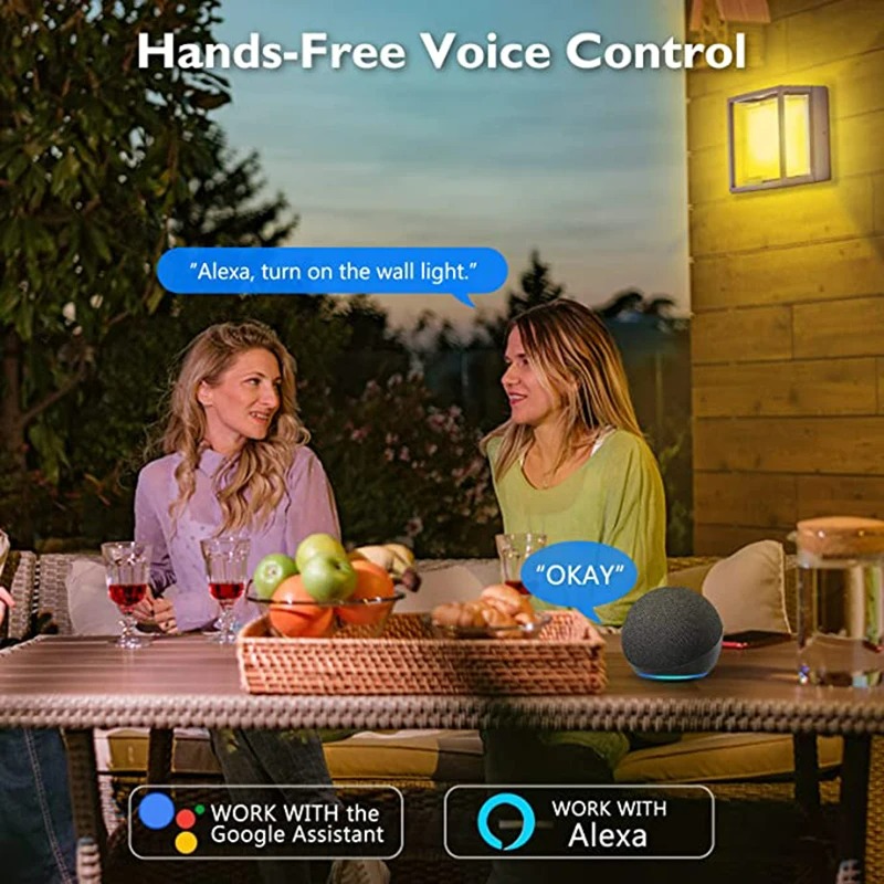 Tuya Smart WiFi/ZigBee Wall Li - Smart Zigbee Garden Light recension och pris
