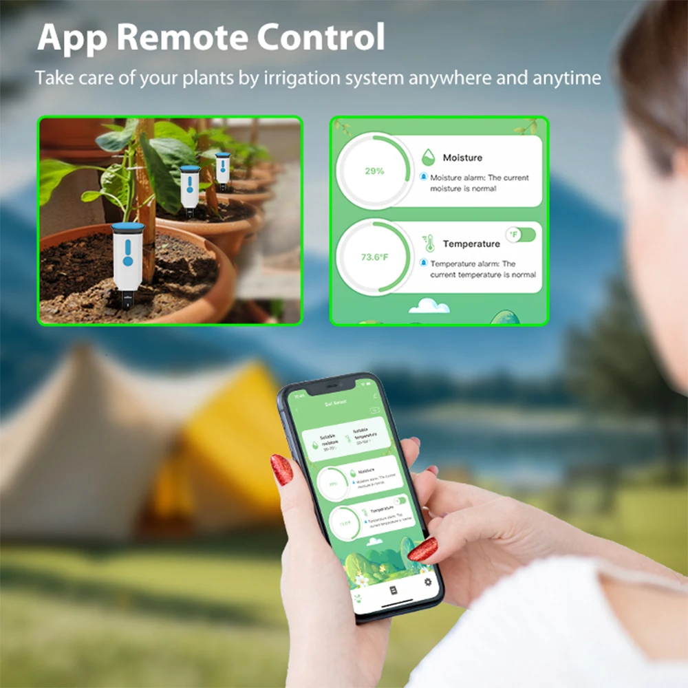 Haozee Tuya Smart WiFi Soil Mo - Smart Garden Moisture Sensor recension och pris