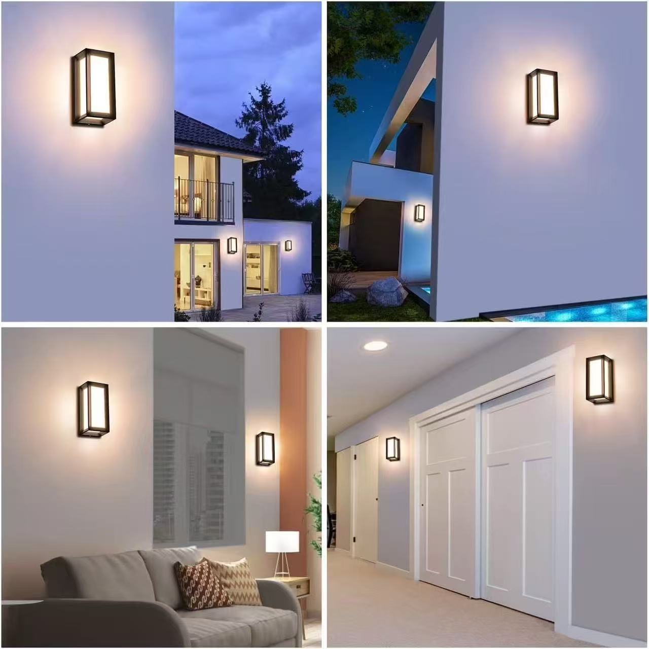 LED Outdoor Wall Light RGBCCT  - Smart Zigbee Garden Light recension och pris