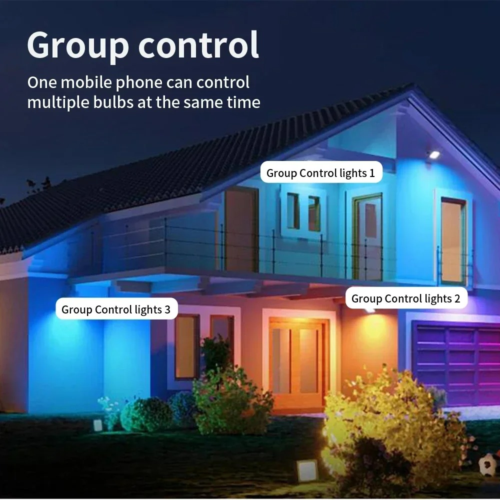 LED Outdoor Wall Light RGBCCT  - Smart Zigbee Garden Light recension och pris