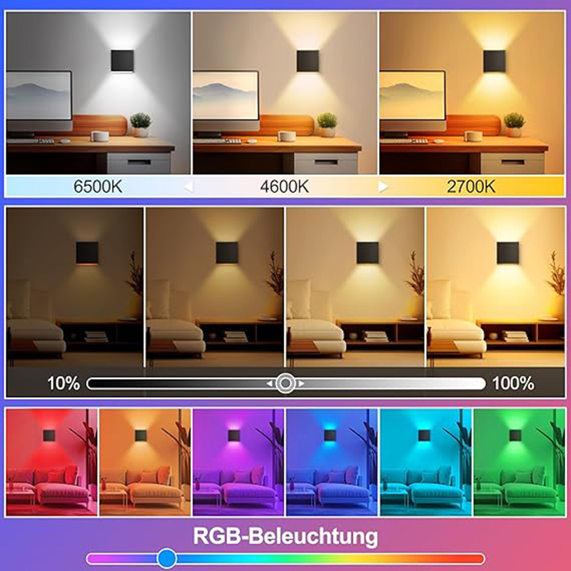 12W LED Outdoor Wall Light RGB - Smart Zigbee Garden Light recension och pris