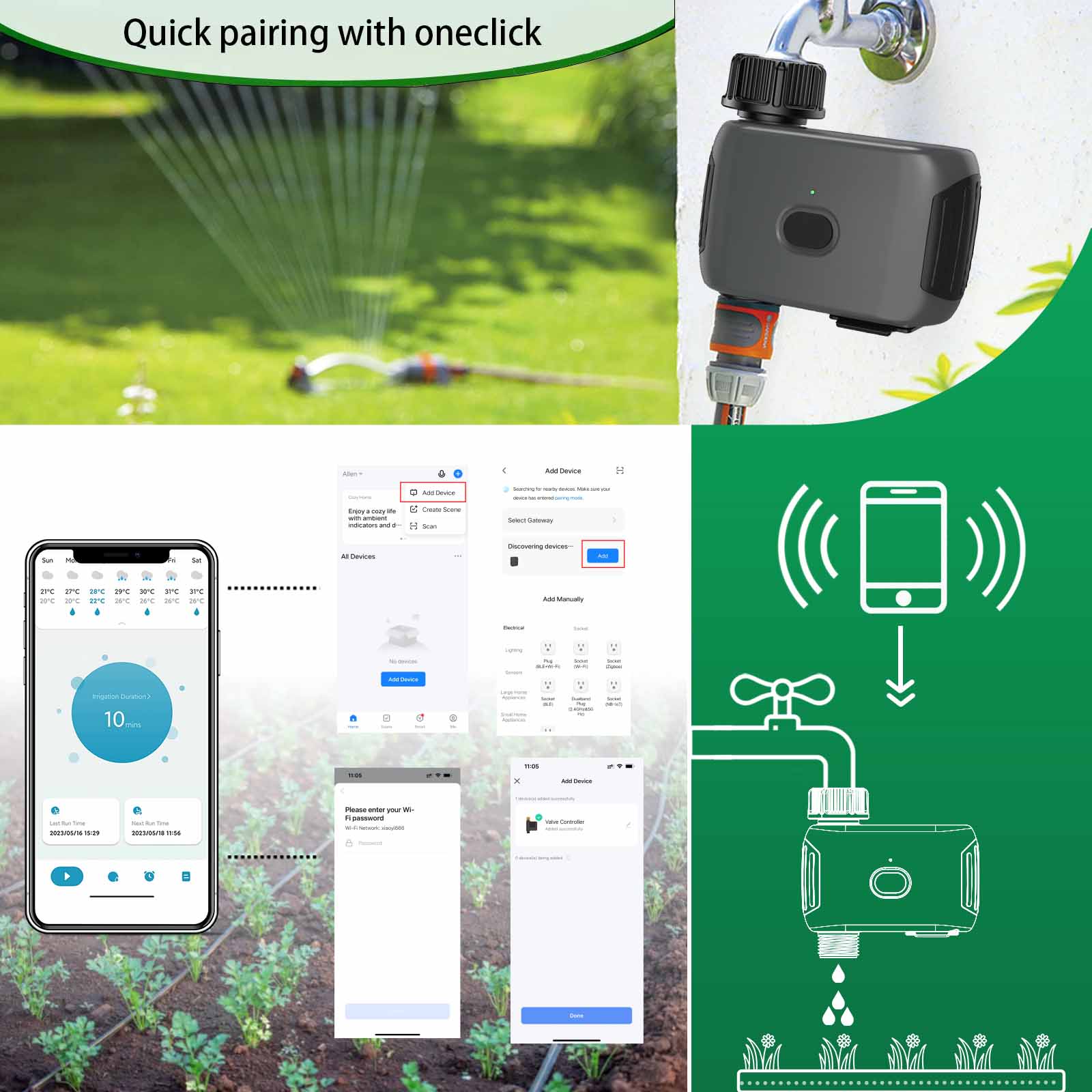 INSOMA automatic plant irrigat - Smart Garden Watering Can recension och pris