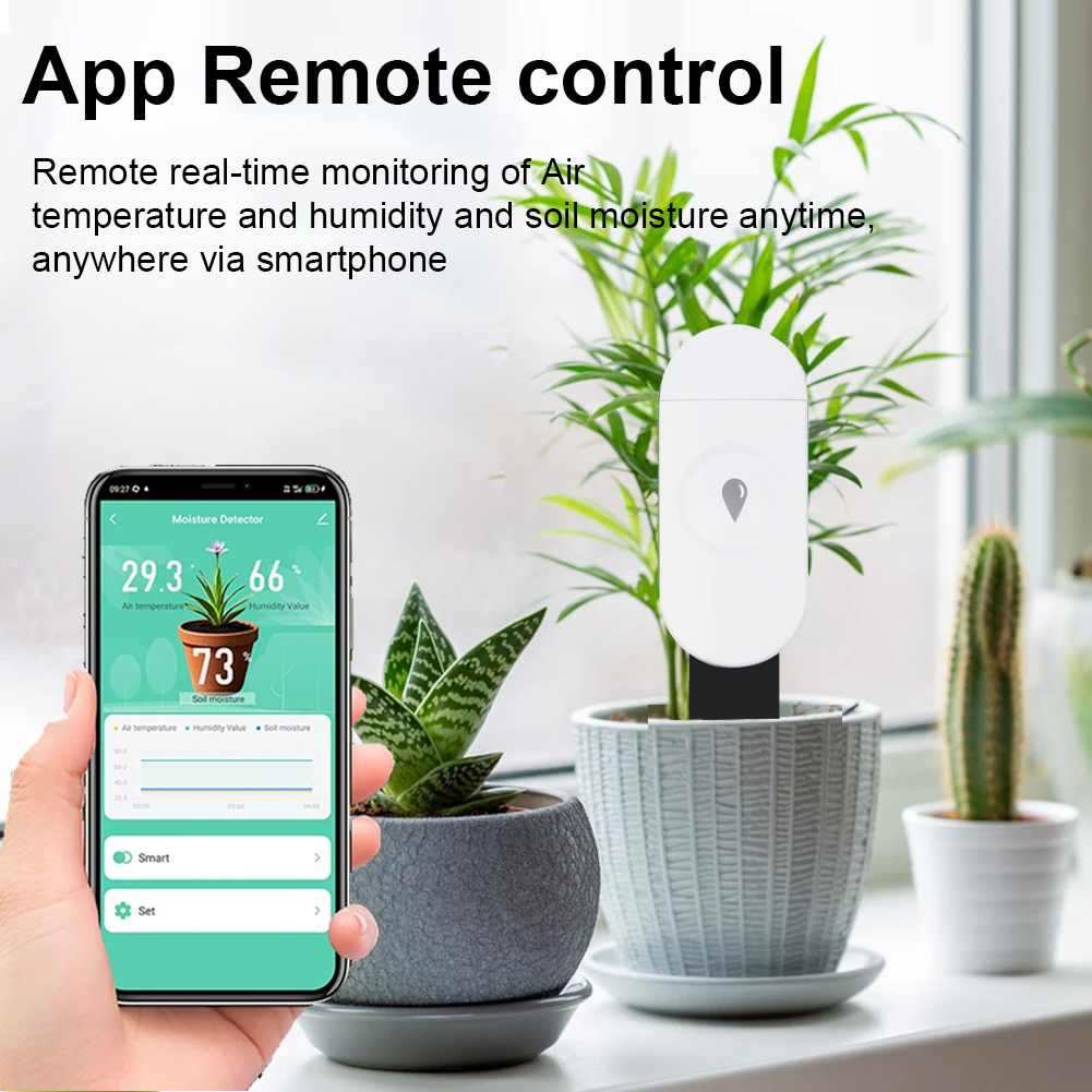 Tuya Zigbee Temperature Humidi - Smart Garden Moisture Sensor recension och pris