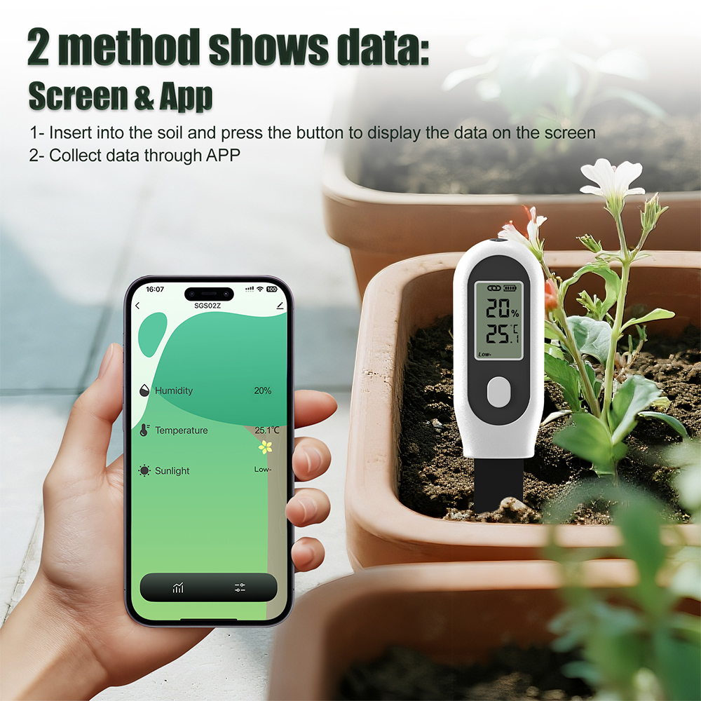 3 in 1 Soil Tester Zigbee Smar - Smart Garden Moisture Sensor recension och pris