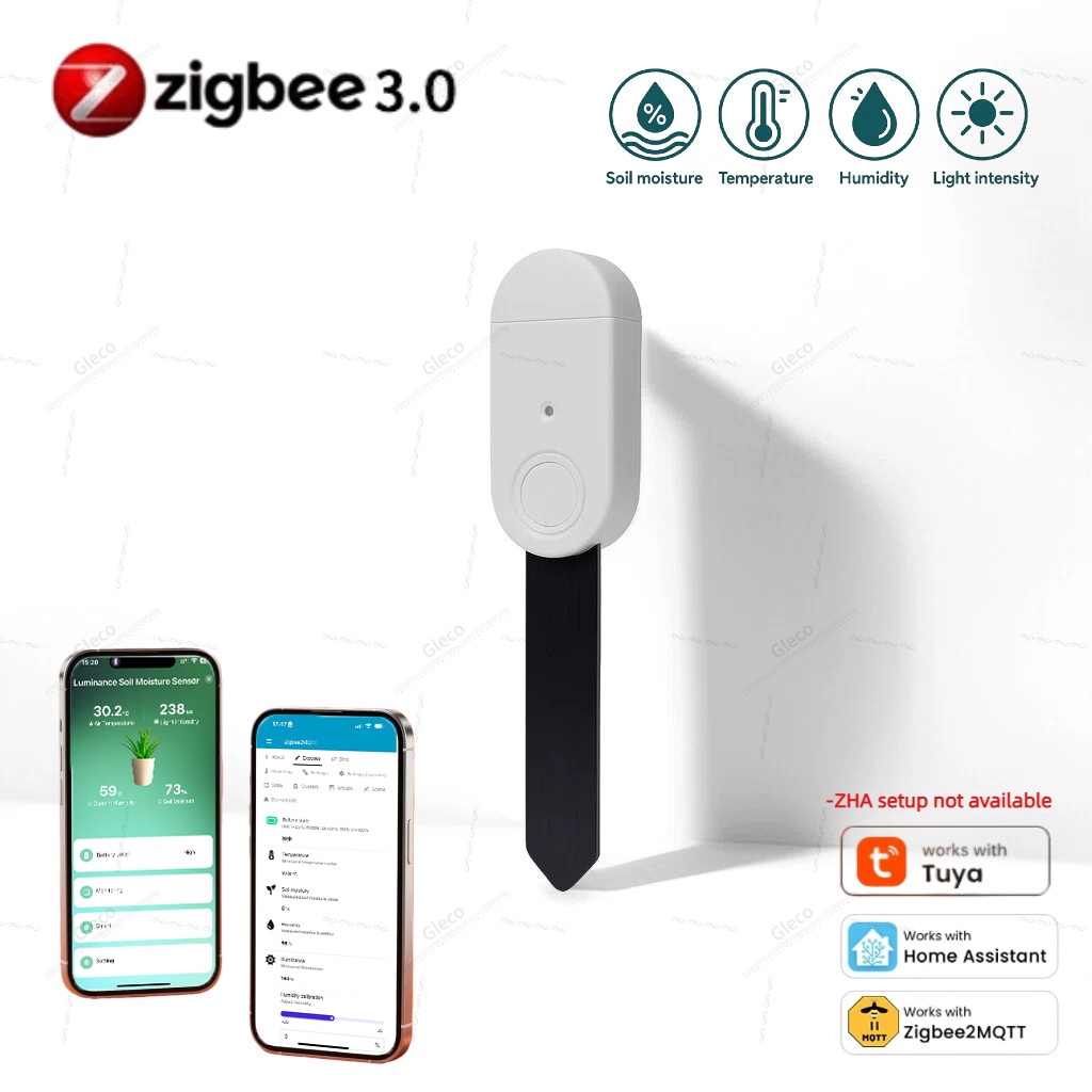 4in1 Zigbee Soil Moisture Temp - Smart Zigbee Garden Light recension och pris