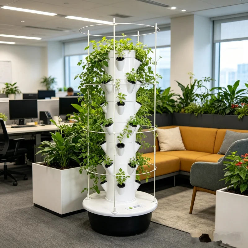 9 Layer Hydroponic Tower Indoo - Smart Garden Vertical Planter recension och pris