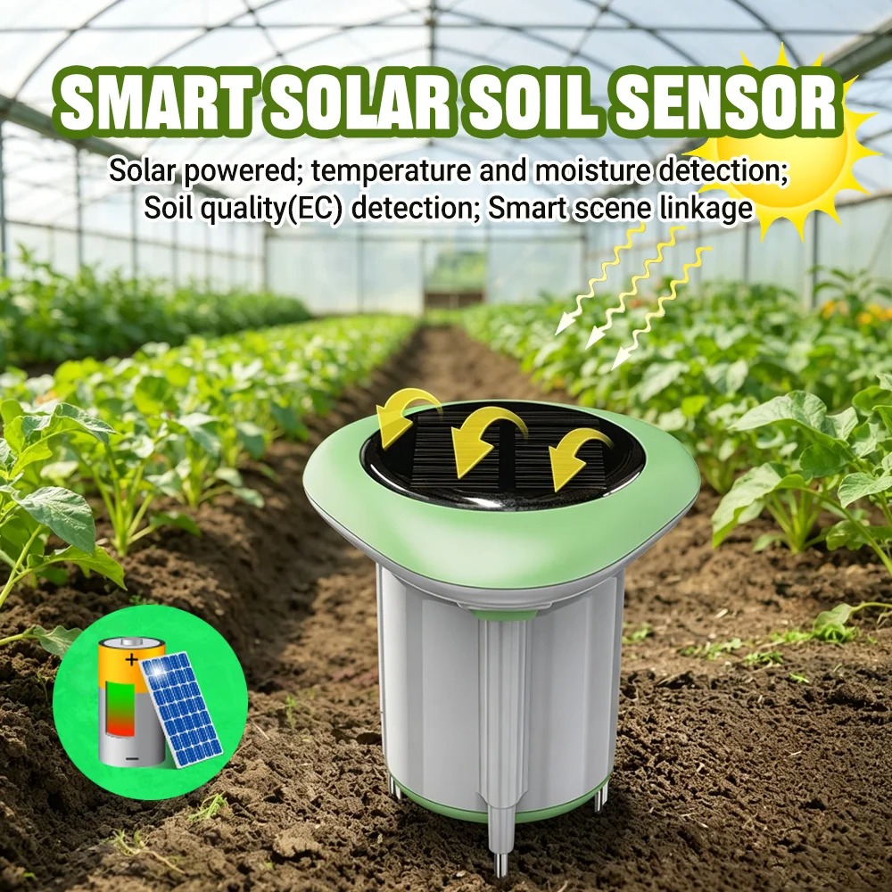 Smart WiFi Solar Soil Tester M - Smart Garden Moisture Sensor recension och pris