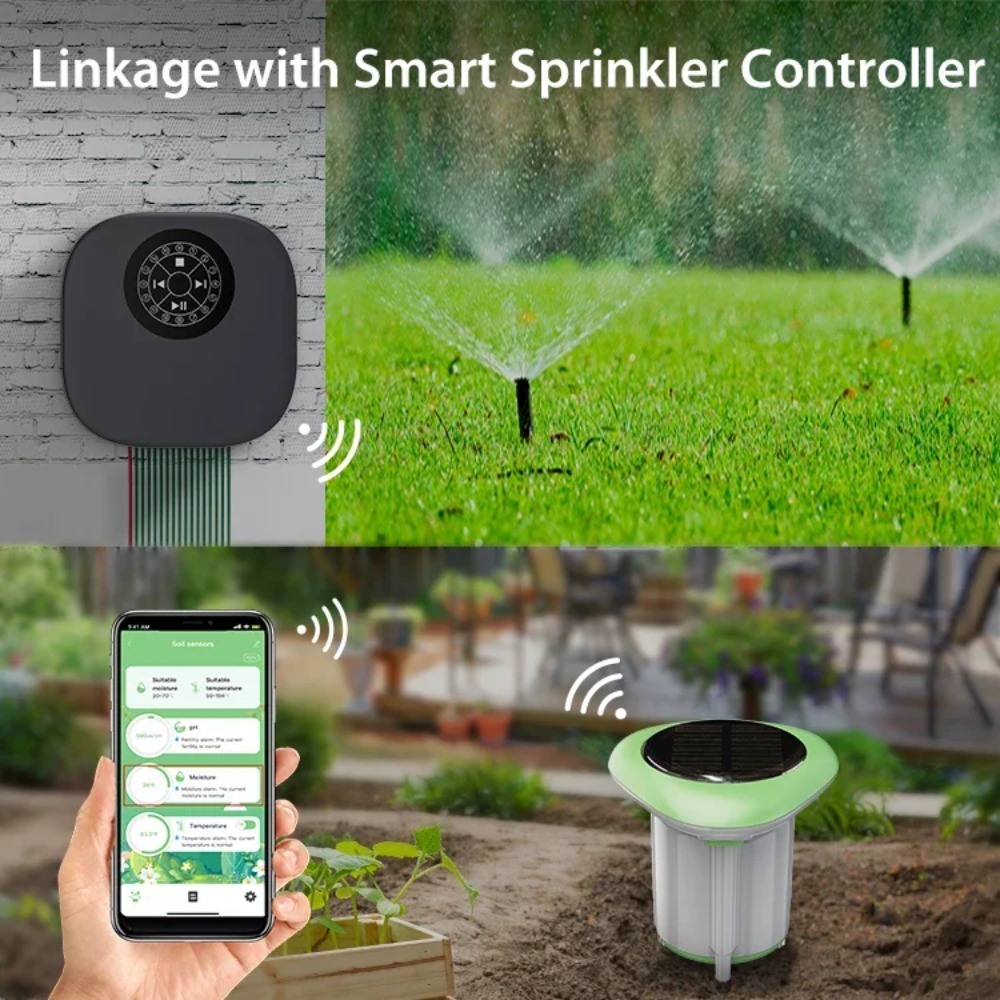Smart WiFi Solar Soil Tester M - Smart Garden Moisture Sensor recension och pris