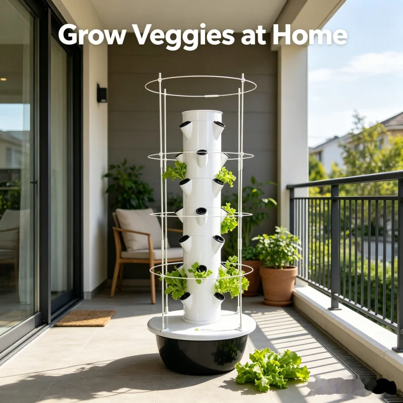 Smart Vertical Hydroponic Towe - Smart Garden Vertical Planter recension och pris