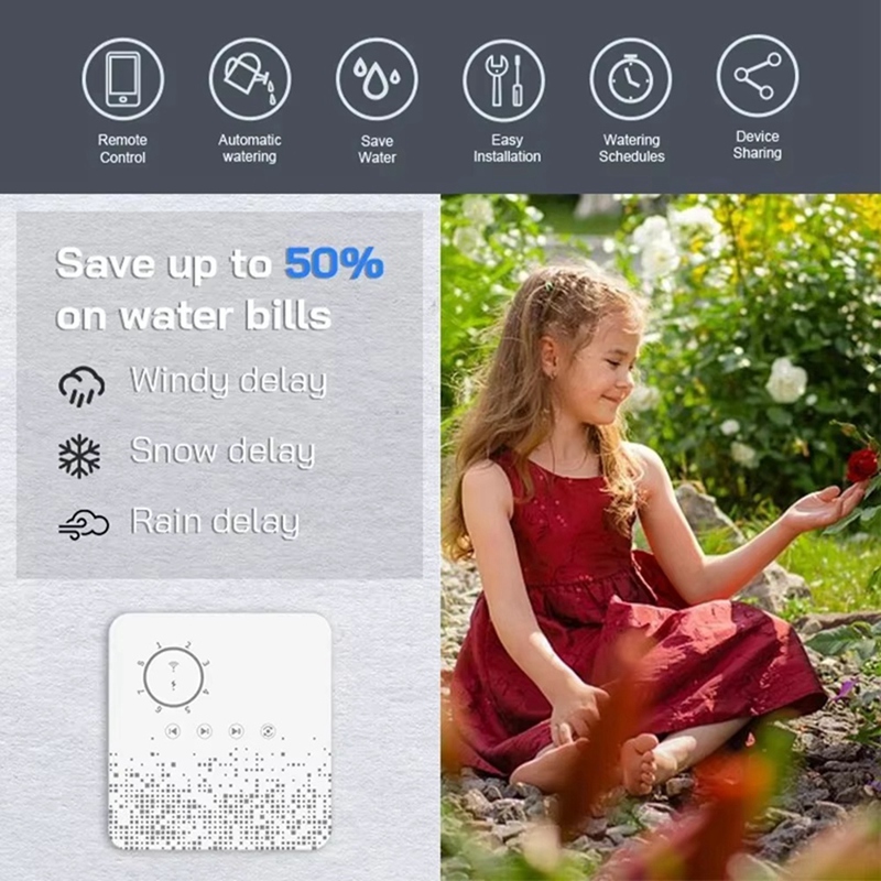 Tuya WiFi Smart Sprinkler Cont - Smart Garden Watering recension och pris