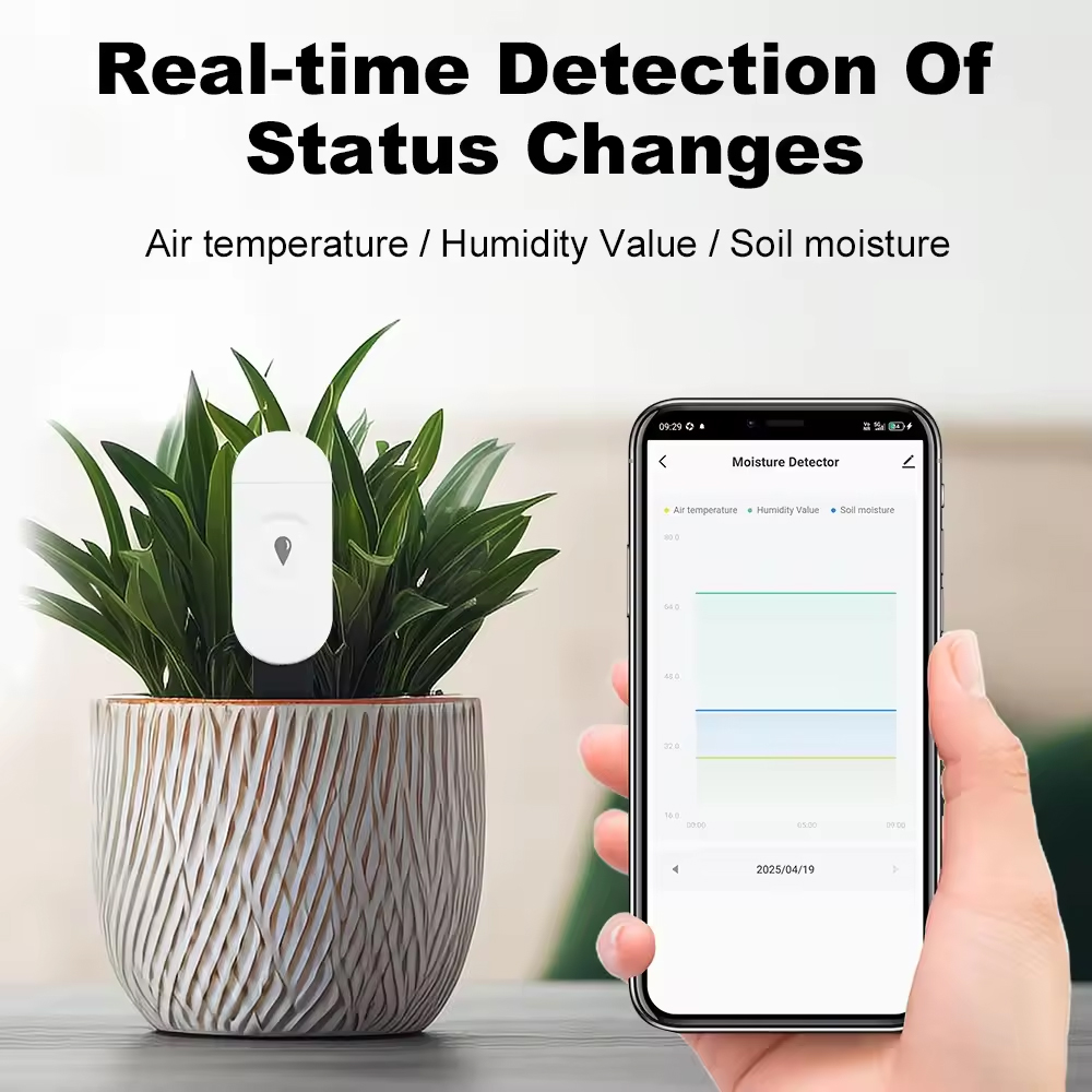 Tuya Zigbee Temperature Humidi - Smart Garden Moisture Sensor recension och pris