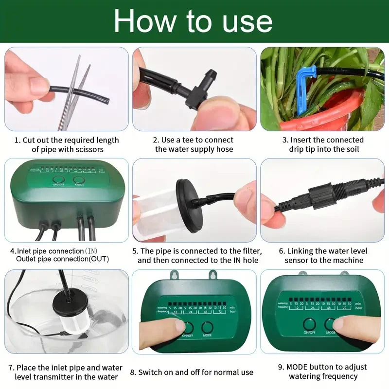 Solar Intelligent Irrigation K - Smart Garden Watering recension och pris