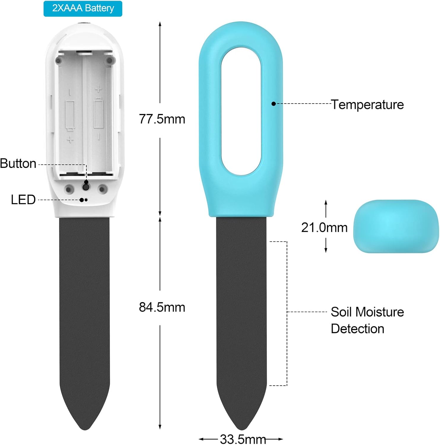 Tuya Bluetooth Zigbee Smart So - Smart Garden Moisture Sensor recension och pris
