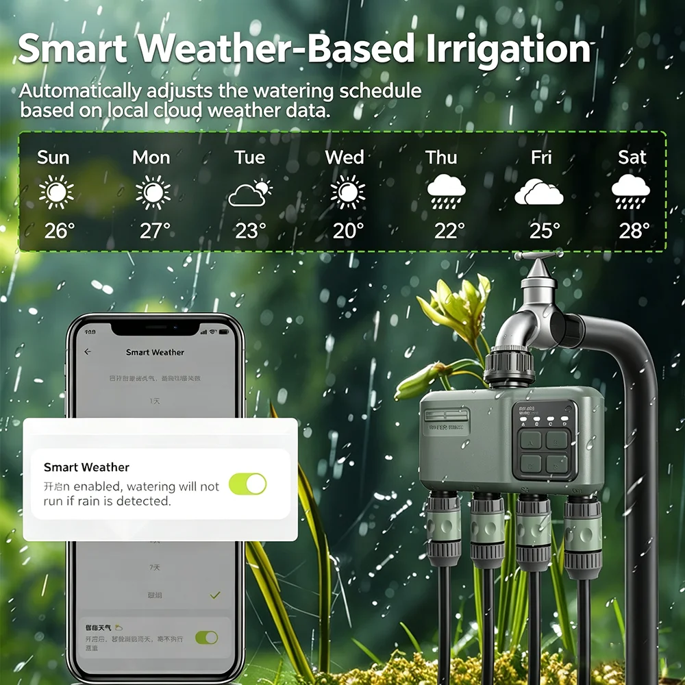 WiFi RF433 Smart Garden Sprink - Smart Garden Watering Can recension och pris