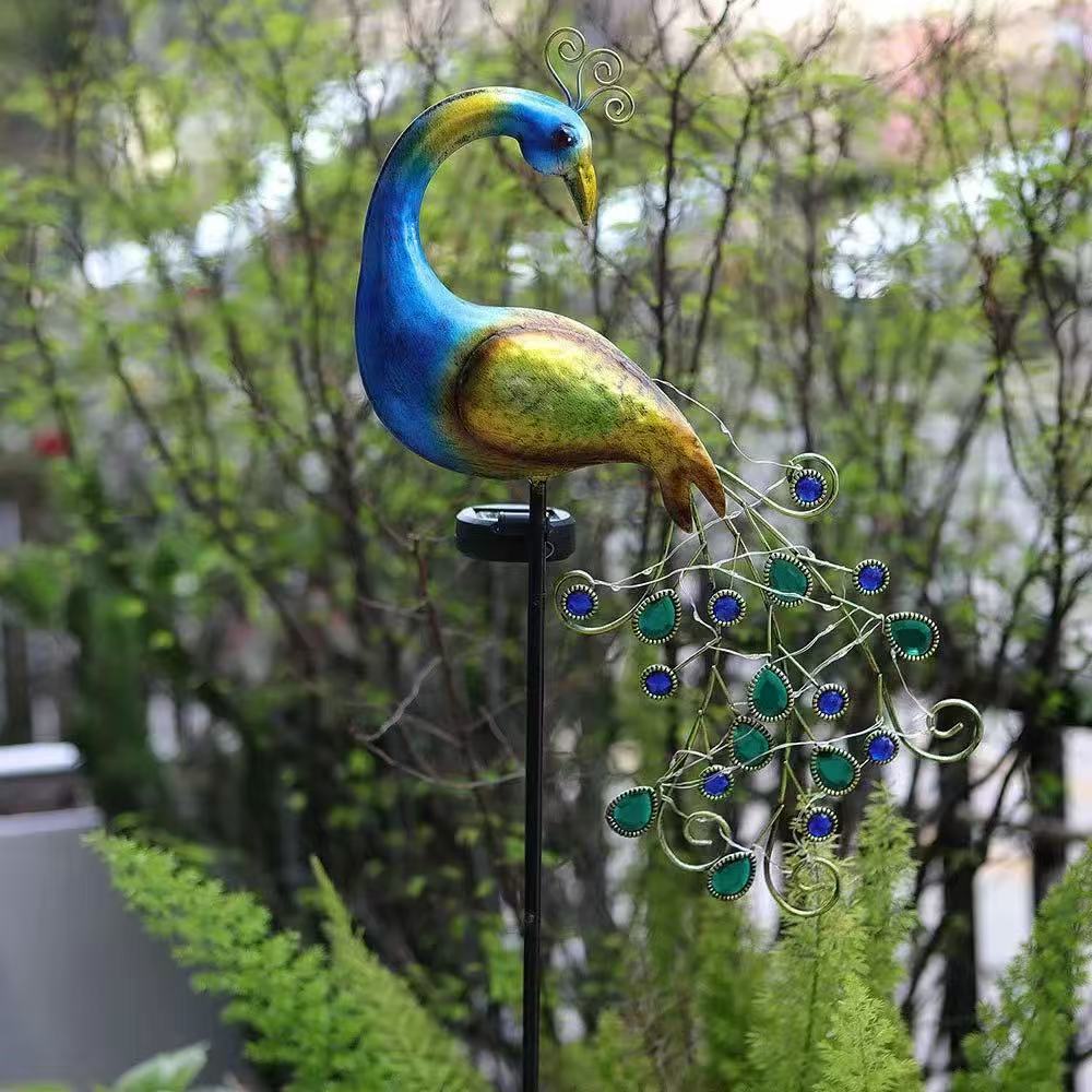Metal Peacock Solar Stake Ligh - Smart Garden Solar recension och pris