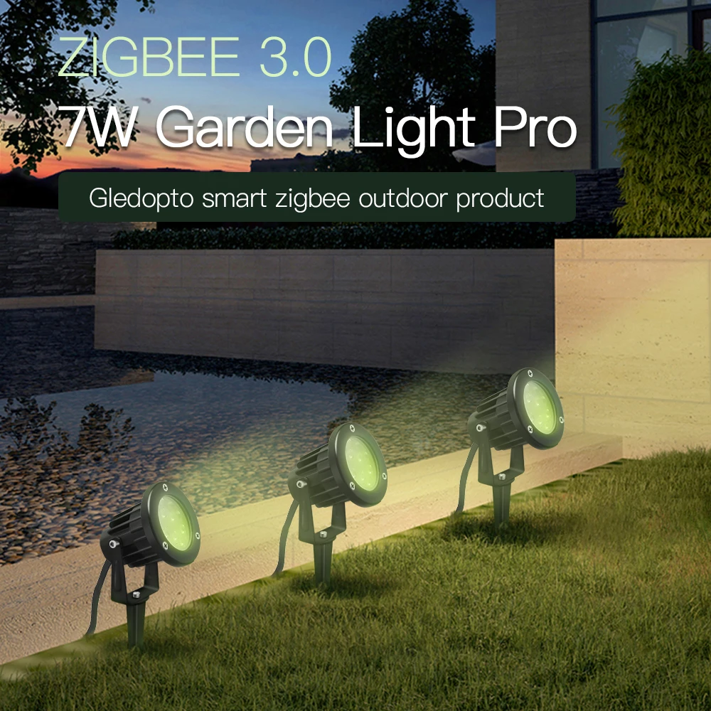 GLEDOPTO Zigbee 3.0 Smart Outd - Smart Zigbee Garden Light recension och pris
