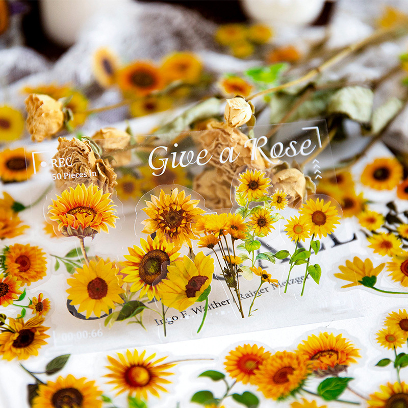 Floral PET Journal Stickers 10 - Garden Journal Planner recension och pris