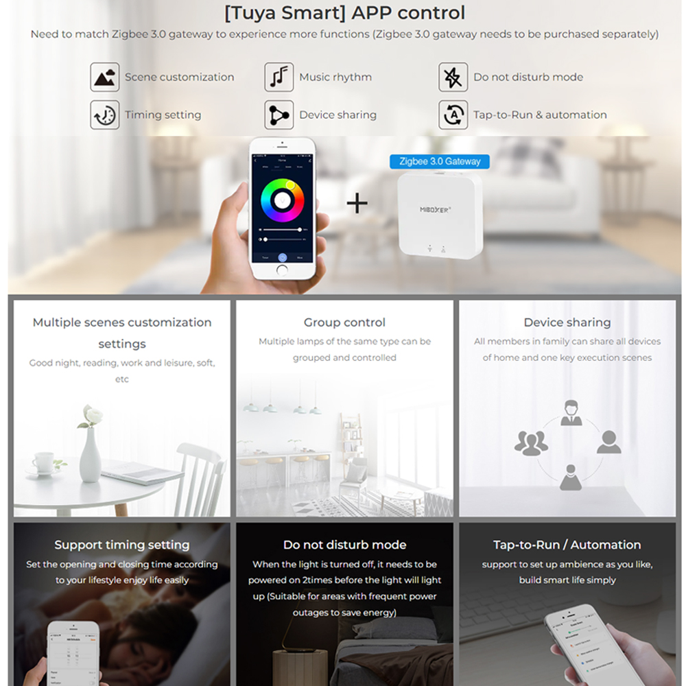 Miboxer FUTC02ZR AC110V-220V Z - Smart Zigbee Garden Light recension och pris