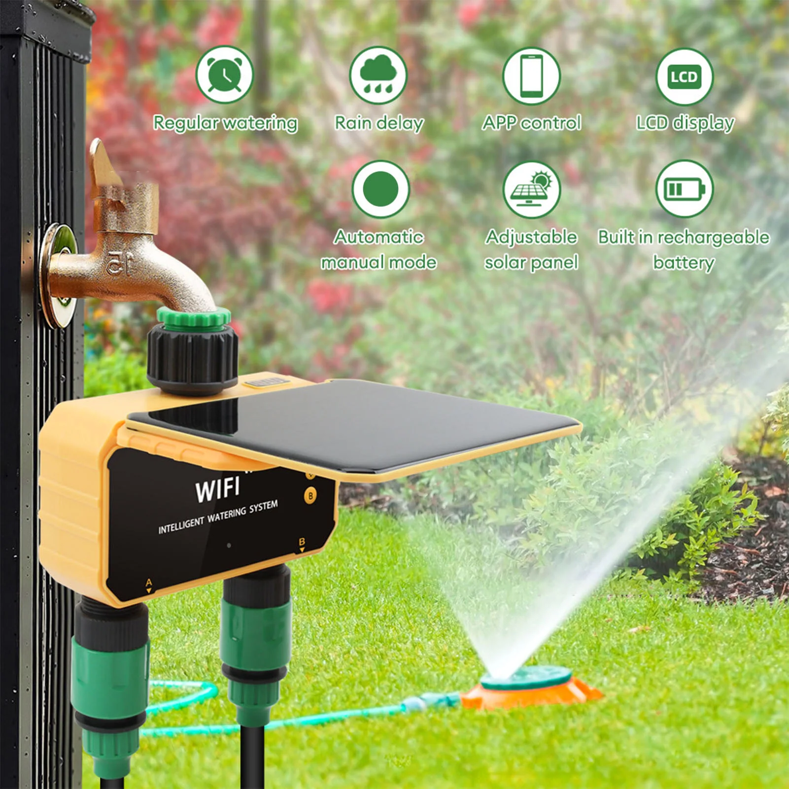 Solar WiFi Smart Irrigation Ti - Smart Garden Solar recension och pris