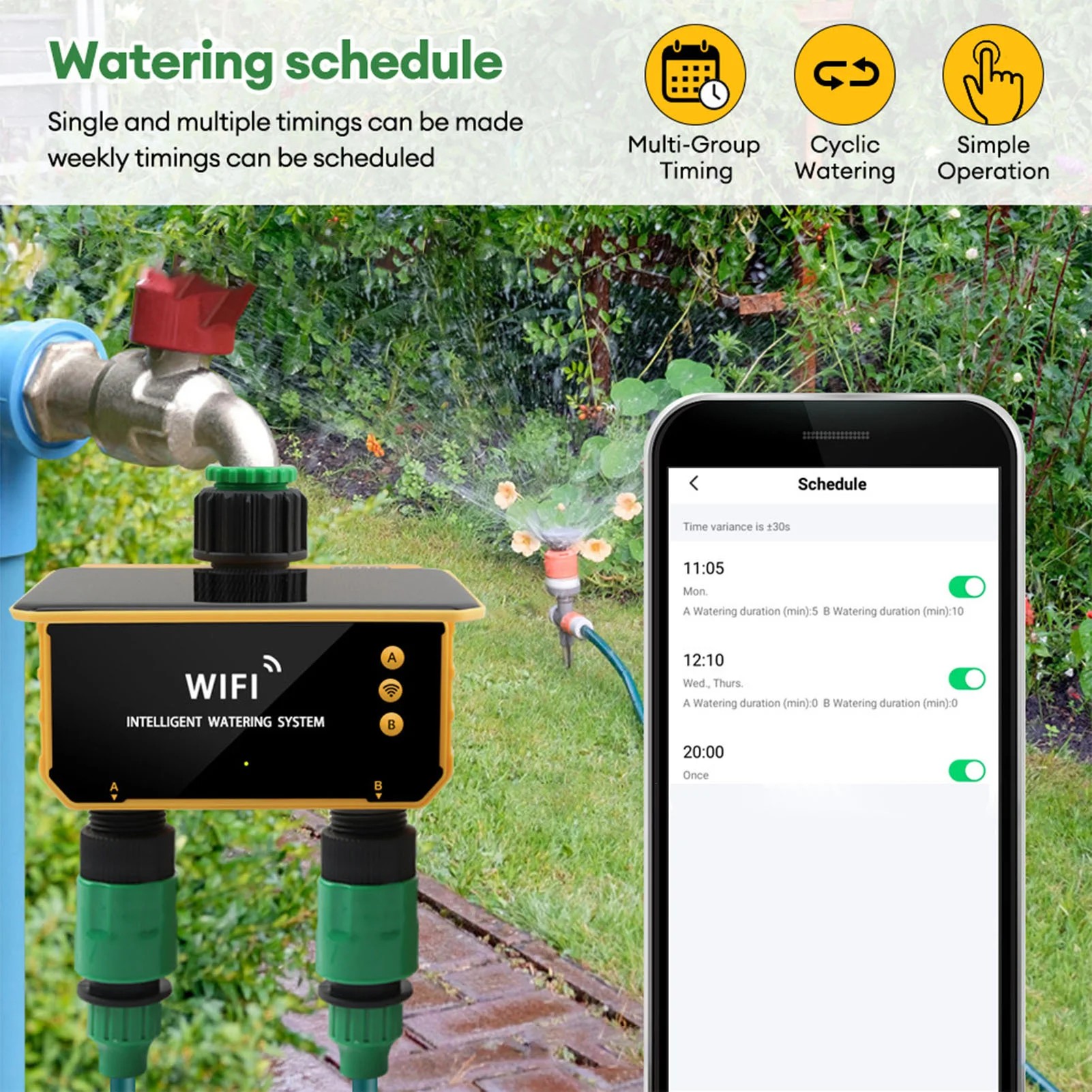 Solar WiFi Smart Irrigation Ti - Smart Garden Solar recension och pris
