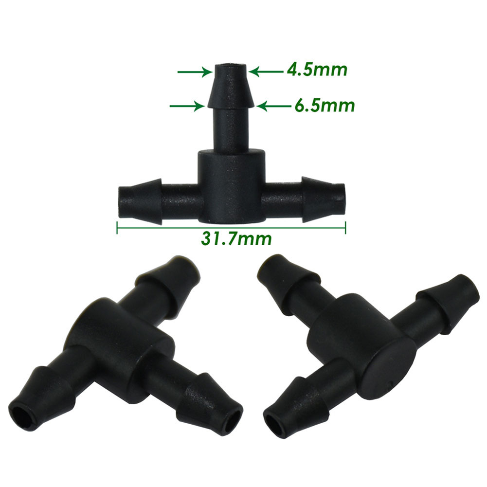 50 Pcs Black 1/4 Inch Barbed T - Smart Garden Tower recension och pris
