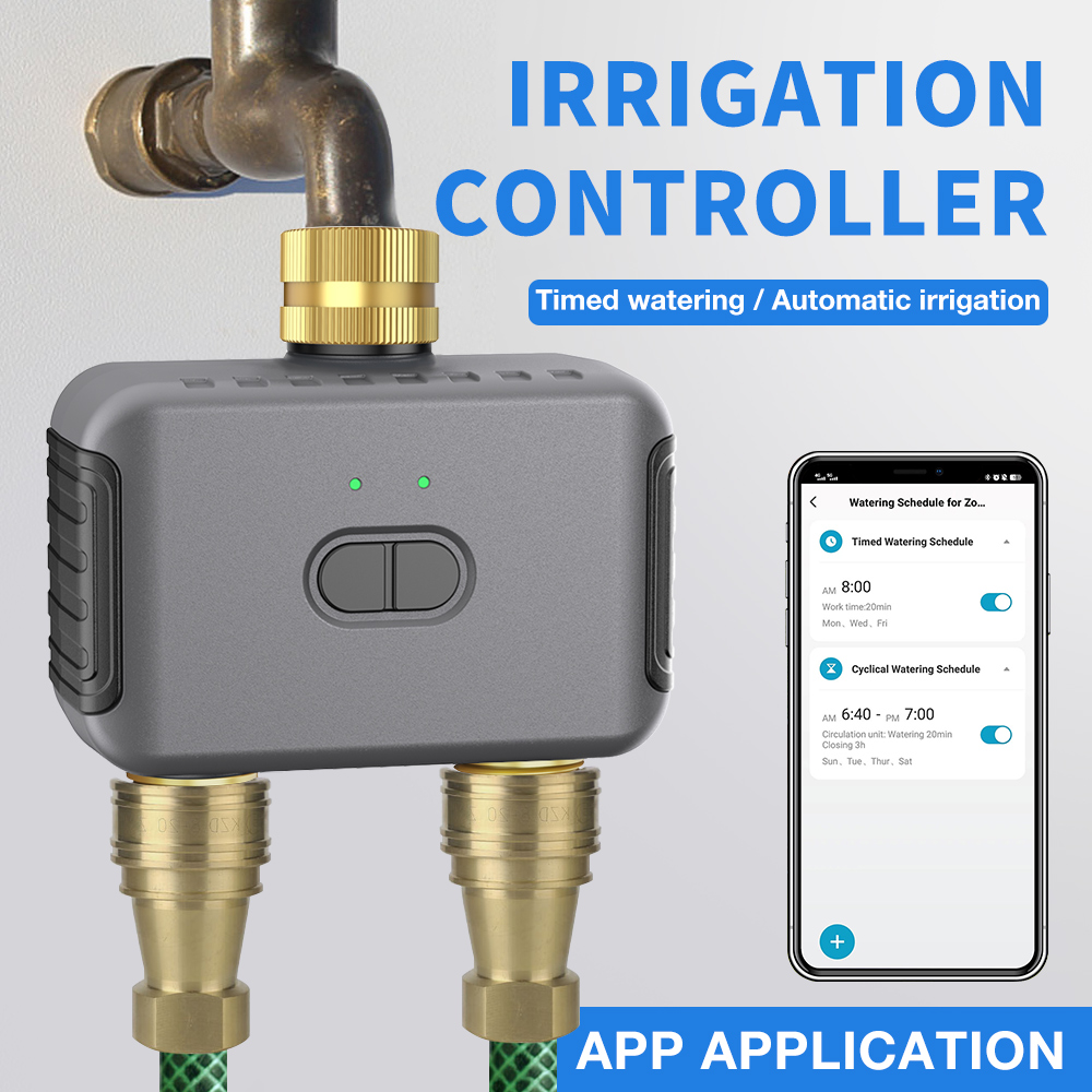Tuya 2 Zone Watering Timer Gar - Smart Garden Watering recension och pris