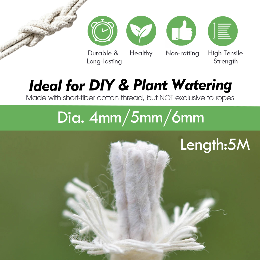 4/5/6mm Self Watering Cotton W - Smart Garden Herb recension och pris