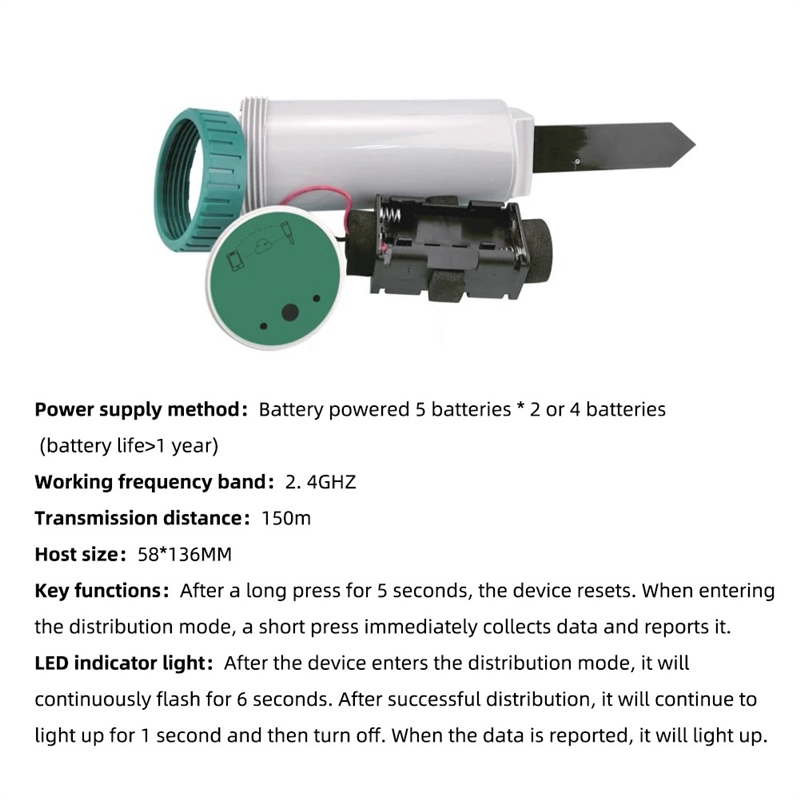 Zigbee Smart 4 In 1 Soil Teste - Smart Garden Moisture Sensor recension och pris